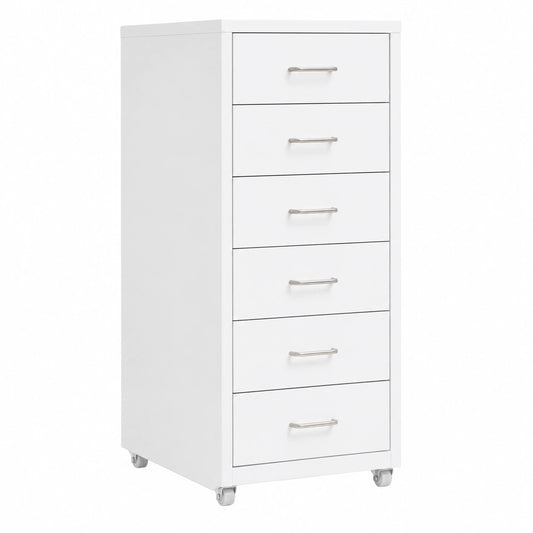 Armario Archivador de Metal Blanco para Oficina 28x41x69 cm