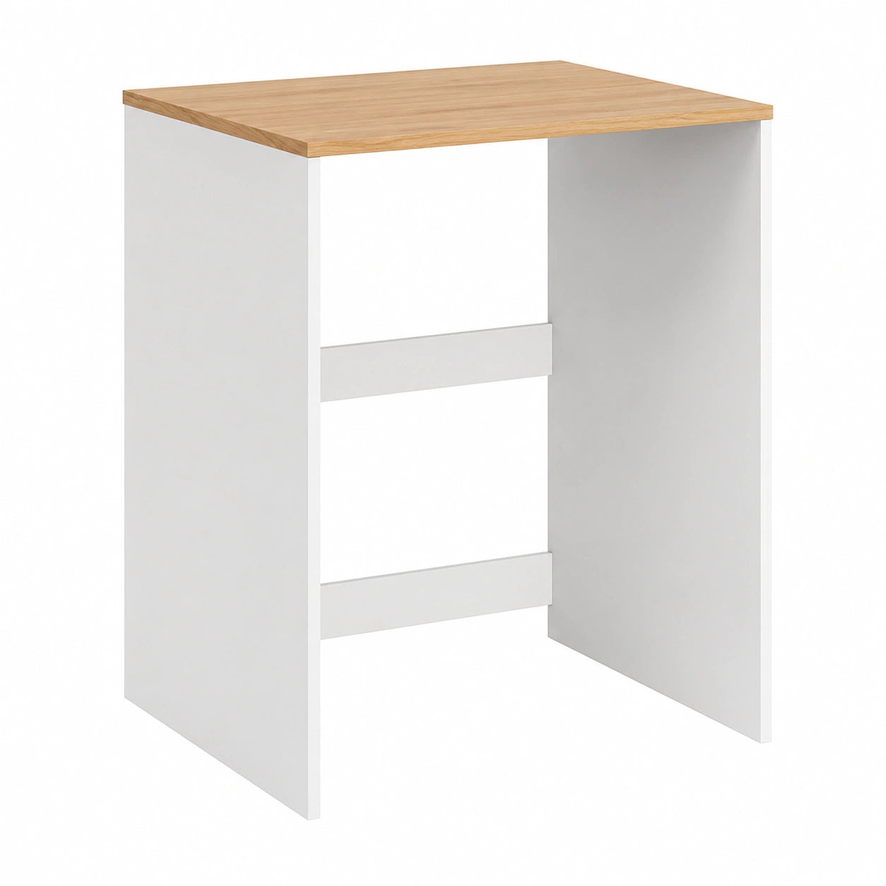 Mueble de Lavadora Viktor, Blanco y Artesano, 68 x 88.2 cm, Almacenamiento Compacto