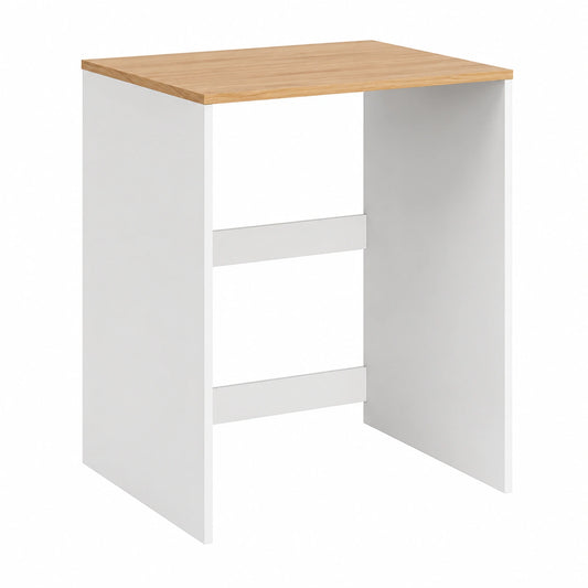 Mueble de Lavadora Viktor, Blanco y Artesano, 68 x 88.2 cm, Almacenamiento Compacto