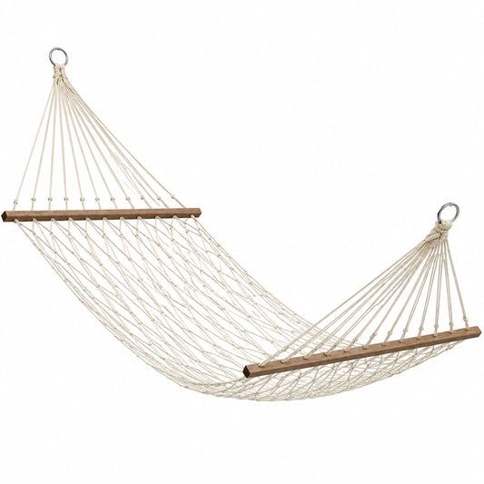 Hamaca de Macramé Bohemia para Jardín y Camping, 270x80 cm