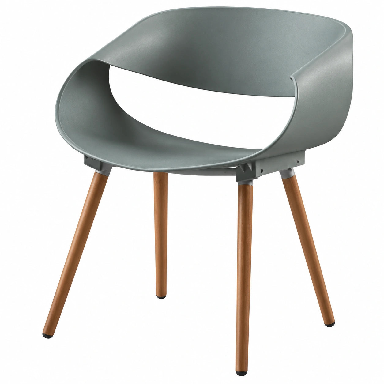 Silla de comedor diseño moderno con cristal templado y patas de madera maciza, mesa auxiliar versátil para sala de estar, sofá o área de ocio, muebles elegantes y resistentes