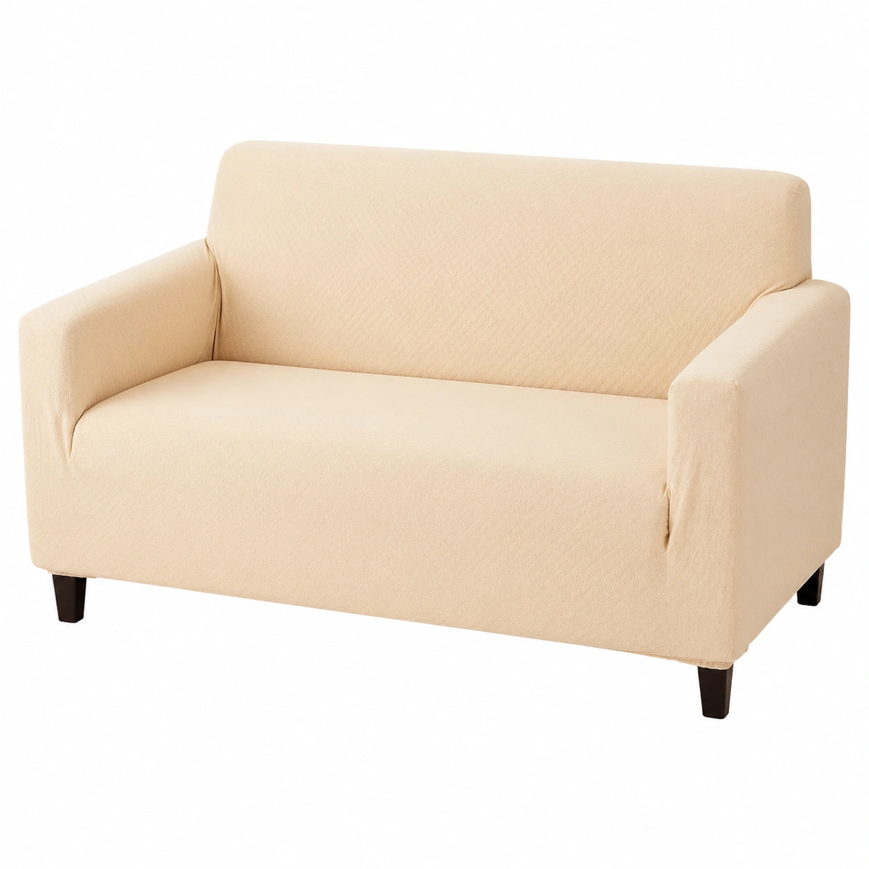 Cubre sofá impermeable elástico y grueso, protección de muebles, resistente a arañazos, para salón de cuatro plazas, beige