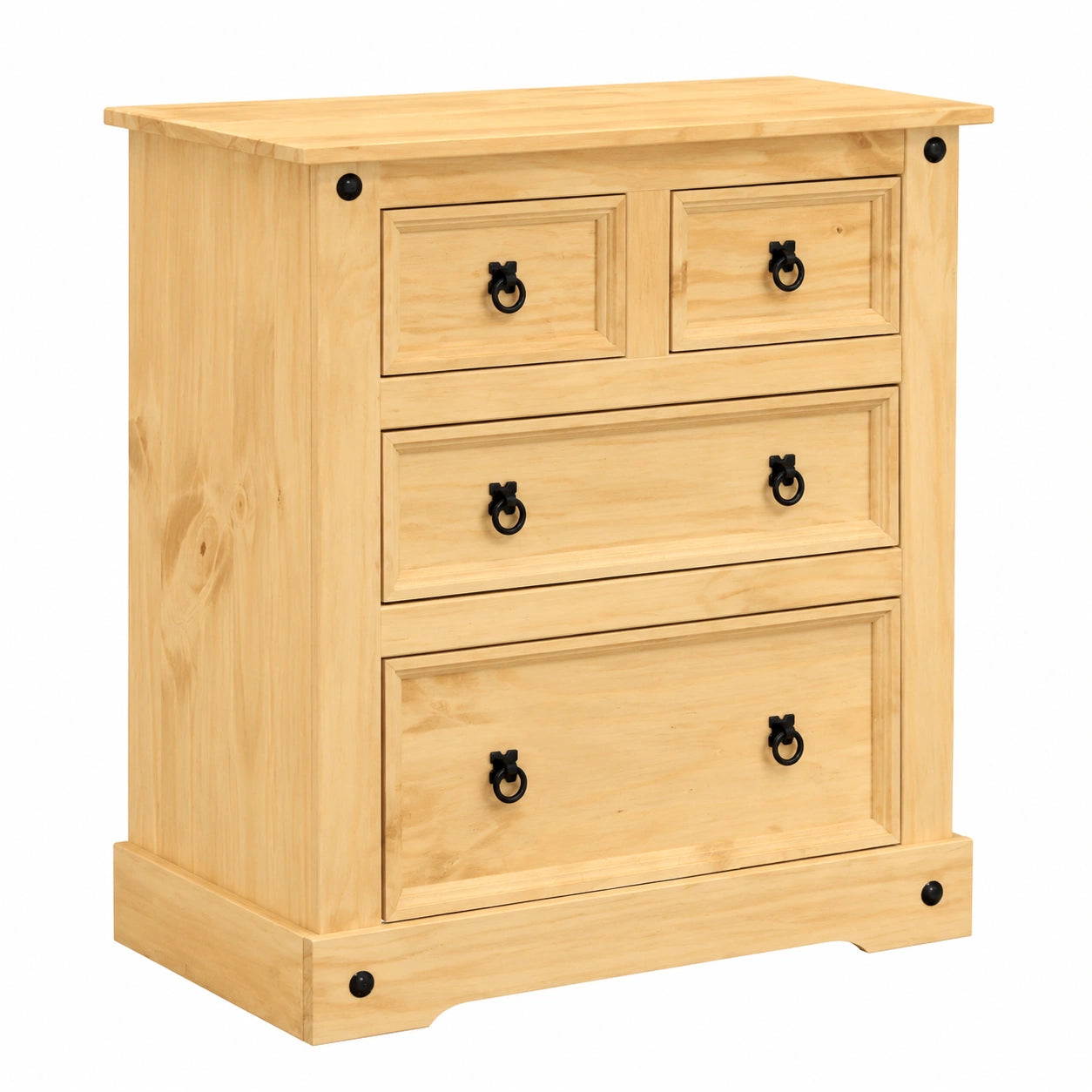 Cajonera de Madera de Pino Corona 80x43x91 cm con Almacenaje