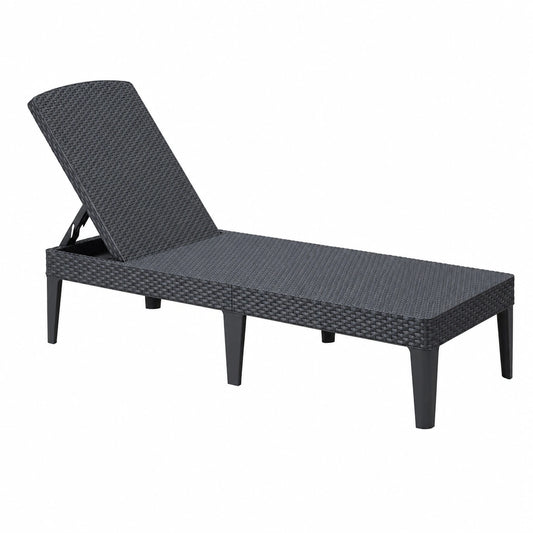 Tumadora Plegable para Jardín Keter Jaipur, Gris, Ideal para Terrazas y Patios